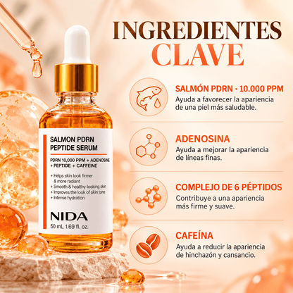 NIDA Sérum PDRN de Salmón + Péptidos 50 ml