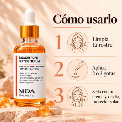 NIDA Sérum PDRN de Salmón + Péptidos 50 ml