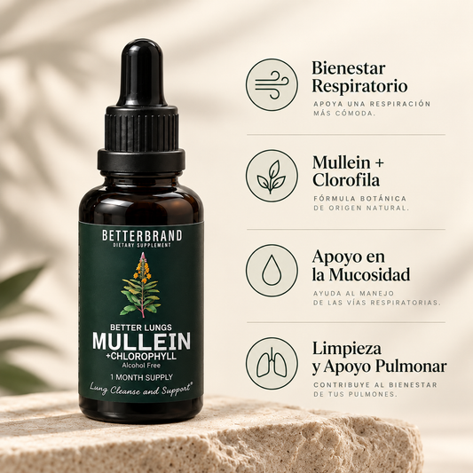 Mullein Detox Pulmonar - Apoyo Respiratorio