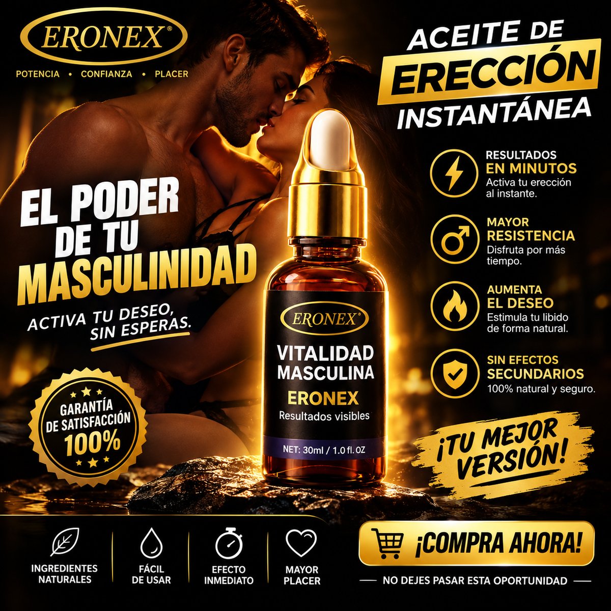 Eronex® - Aceite de Ereccion Instantanea